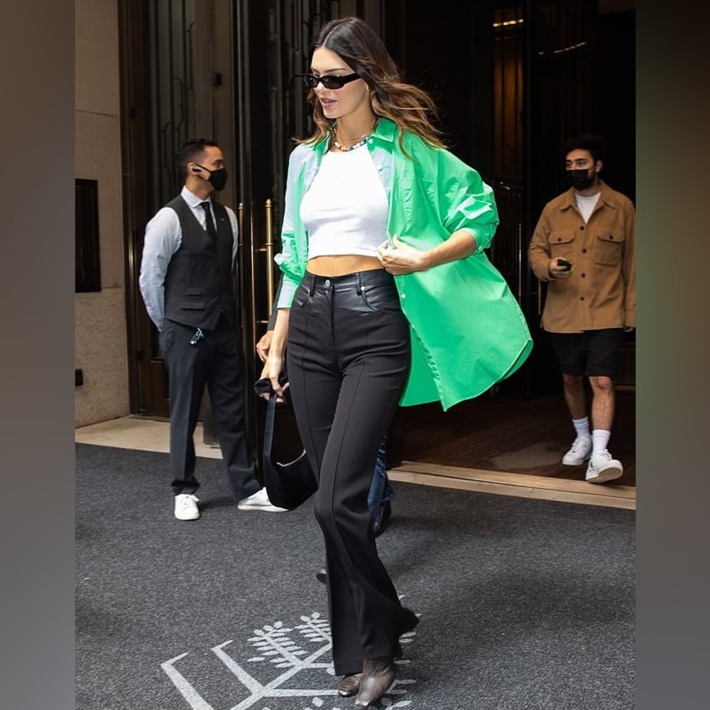 The Frankie Shop Melody Shirt in Green